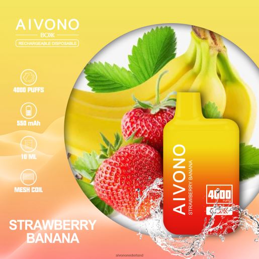 aardbei banaan Aivono AIM BOXX 4000 P8J06231 | Aivono Vape Prijs